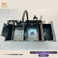 سینک پیانویی پنج کلید آبچکان دار 100سانتیمتر هوادیاو (HuaDiao) - تصویر 5
